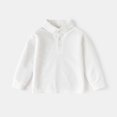 thumbnail image 2 of WUANDIXFA Boys Long Sleeve Shirt Kids Crewneck Tee Soft Cotton for Casual Outings and Everyday Layering Fashion Toddler T Shirt,White,7-8 Years, 2 of 8