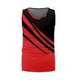 thumbnail image 5 of Mens Summer Surf Beach Tank Top Casual Breathable Sleeveless Top Loose Print Tank Top2XL, 5 of 5