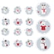 thumbnail image 3 of KAKOWELY 12 pegatinas navideñas extraíbles para ventanas de PVC., 3 of 5