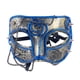 thumbnail image 4 of Máscara de mascarada, máscara de media cara, máscara de Mardi Gras, accesorios de cosplay, máscara de disfraz para azul, 4 of 9