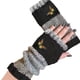 thumbnail image 2 of Guantes sin dedos con bordado de moda para mujer - Guantes de invierno tejidos con pantalla táctil y diseño de dedos cálidos y goteros, 2 of 2