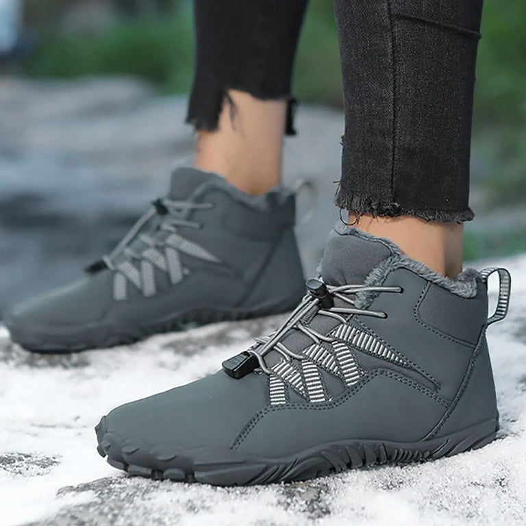 Athletic Boots for Women, Women's Flat Ankle Boots Lightweight