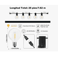 thumbnail image 3 of Guirnalda De Luces 25 Focos De Exterior Impermeable Led, 3 of 4