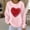 a6048_Pink, variant on Vetsdori Womens Valentine Sweatshirts Pullover Shirts Valentine's Days Love Heart, Gifts for Girlfriend Sweatshirts for Women
