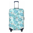 thumbnail image 1 of Custom Race To Safety Sea Turtle Suitcase Cover Dust Proof Luggage Covers Protector for 18-32 inch, 1 of 1