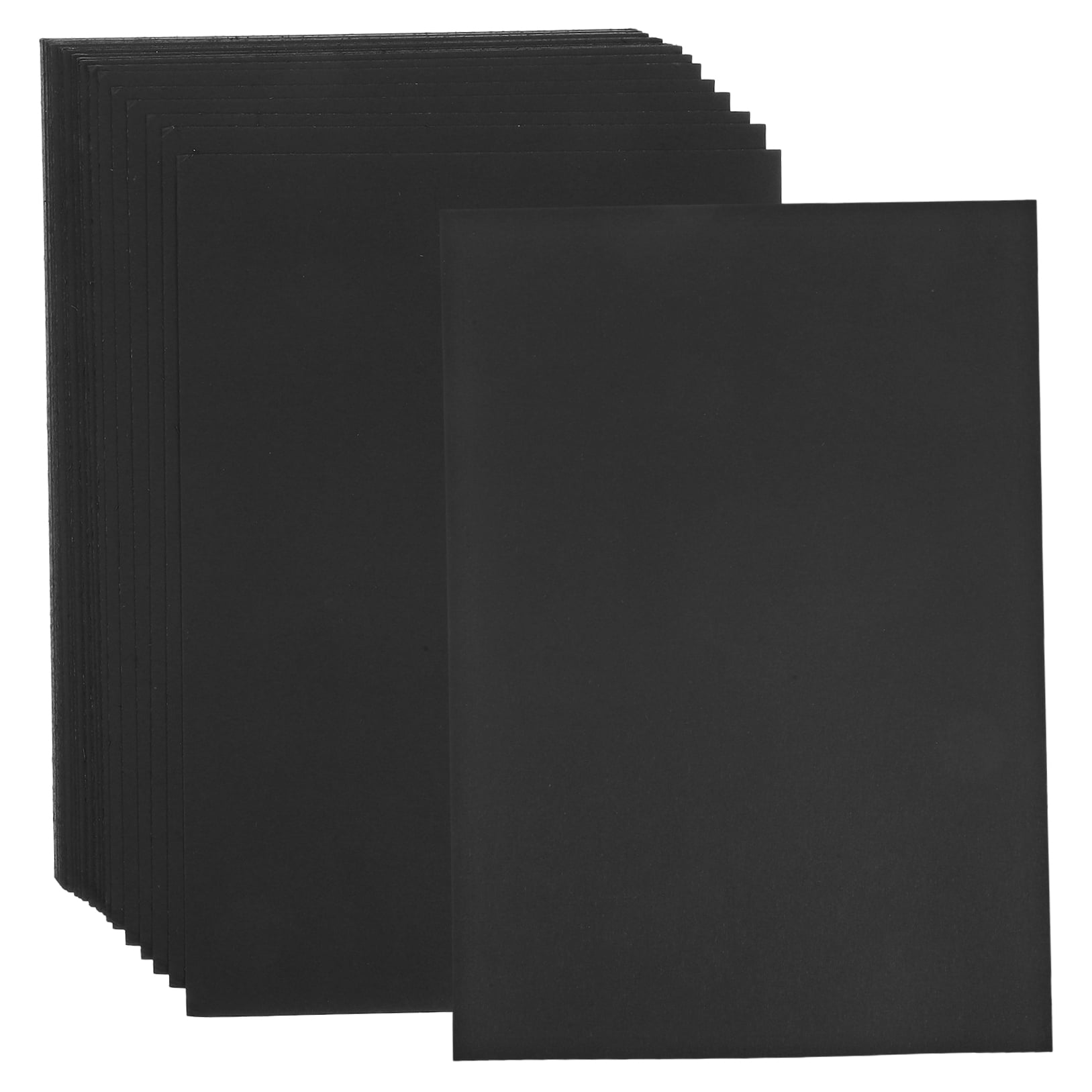 50 Sheets Black A4 Cardstock Paper for Crafts, Thick Construction Paper for Scrapbooking, Card Making, and Art Projects