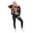 thumbnail image 2 of Jollidays Women's Llama Christmas Pullover Sweater, Sizes S-XXL, 2 of 10