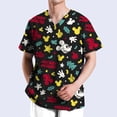 thumbnail image 4 of Blusa para hombre y mujer, uniforme médico quirúrgico, estampado de Disney Mickey Mouse, ropa de farmacia, accesorios de enfermera de hospital, bata, 4 of 5