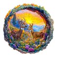 thumbnail image 1 of Puzles de madera DOCRAGI 3D Vision Deer para adultos (300 piezas), 1 of 7