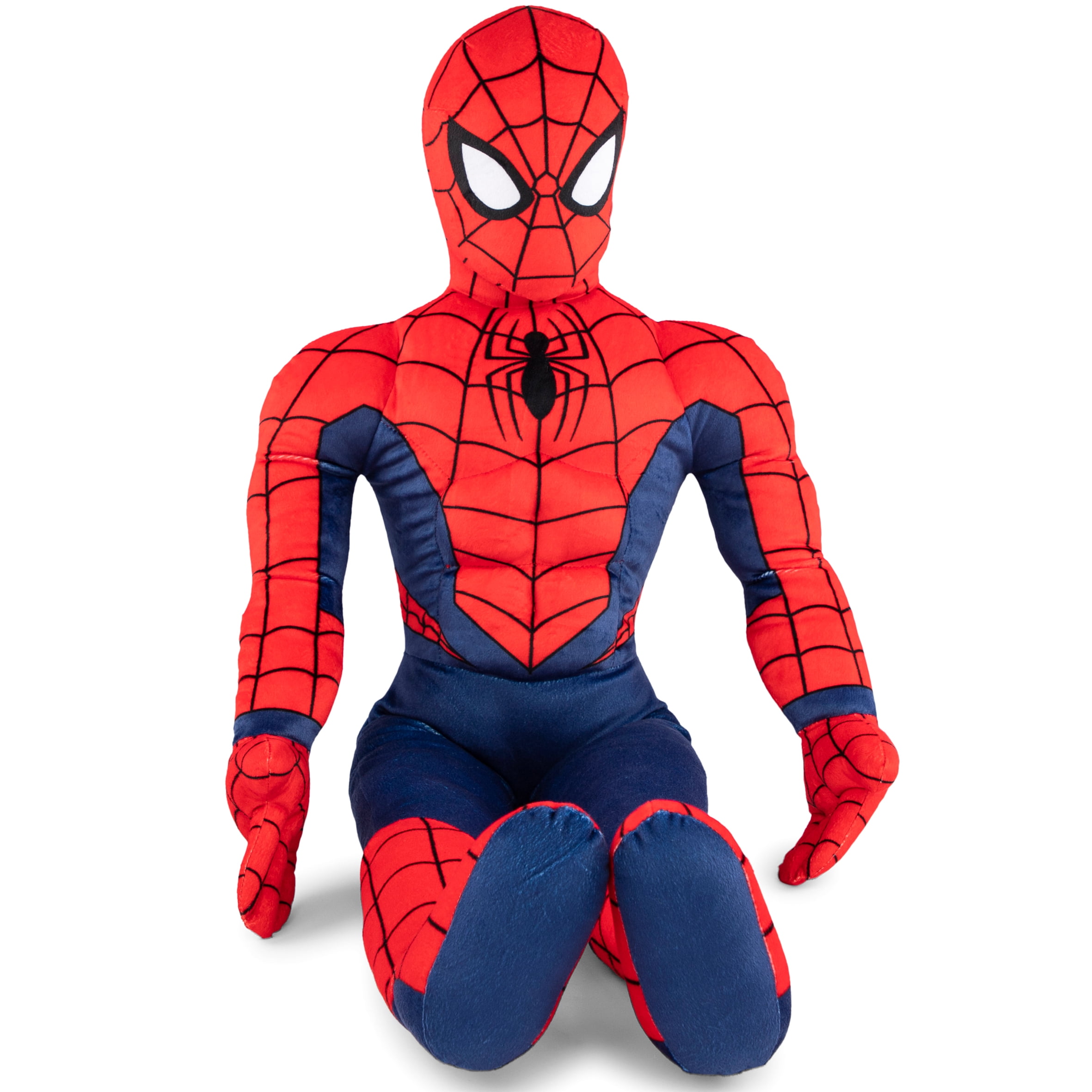 Spider-Man Kids Bedding Plush Cuddle and Decorative Pillow Buddy,  Microfiber, Red, Marvel 