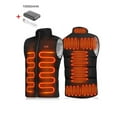 thumbnail image 1 of UKAP Men Electric Heated Vest Jacket Dual Control USB Washable Heating Jacket Vest Winter Outdoor Hiking Warm Waistcoat Winter Body Warmer For Birthday, Christmas Gifts, 1 of 2