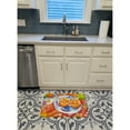 thumbnail image 3 of Carolines Treasures 6035RUG Florida Oranges Sliced for breakfast Machine Washable Memory Foam Mat 19 X 27" multicolor, 3 of 4