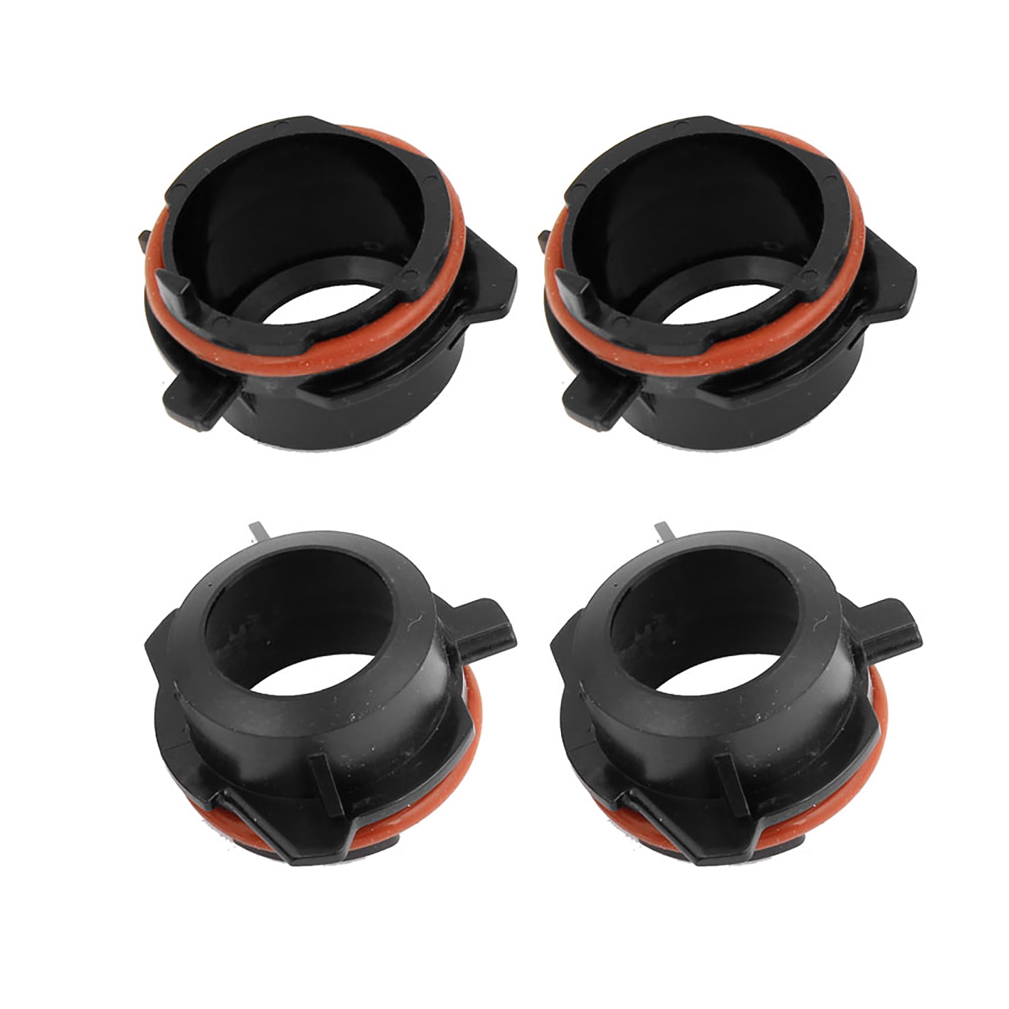 Unique Bargains 4 Pcs H7 HID Bulb Holder Adapters for Xenon Headlights