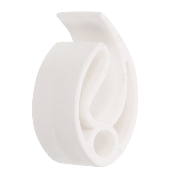 Clip Disque Volant en Plastique Gouttes de Pluie Blanc PE Accessoire de Jouet Extérieur pour Plage et Parc 1Pcs