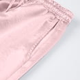 thumbnail image 5 of Cmfcve Men's Big and Tall Satin Lounge Pants Shiny Breathable Casual Oversized Party Trousers, 5 of 8