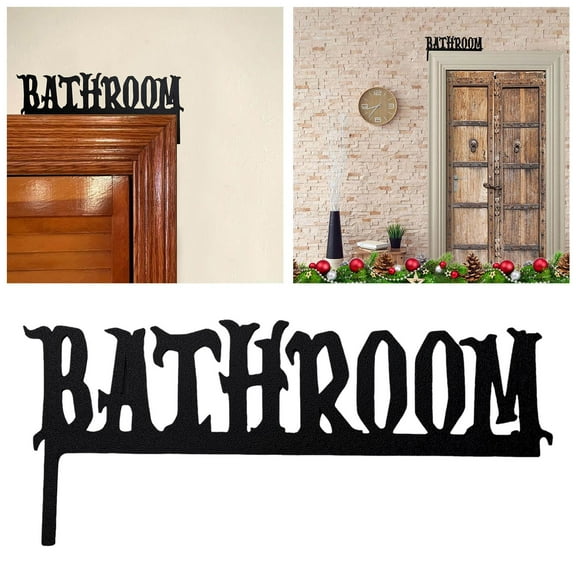 Tkrady Bathroom Door Topper Home Decor DIY Stitching Creatives Home Decor