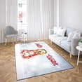 thumbnail image 4 of Hello Welcome Winter Golden Retriever Holding Snow Globe Snowman Indoor Rug Goldens Dog Lover Gifts Idea Carpet Living Bed Room Sofa Home Decor - 13015, 4 of 5