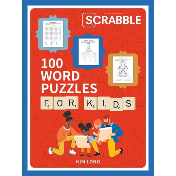 Scrabble: A Word Puzzle Book for Kids, (Paperback)