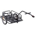 thumbnail image 4 of Convenient Folding Bicycle Cargo Storage Cart And Luggage Trailer With Hitch - Black, 4 of 12