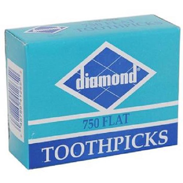 Product Of Diamond Flat Toothpicks Count 1 Household Accessories Grab Varieties Flavors Walmart Com Walmart Com