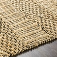 thumbnail image 4 of Surya Santa Barbara SBB-2306 24x36" Rectangle Fabric Area Rug in Tan/Black, 4 of 7