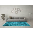 thumbnail image 3 of Ahgly Company Indoor Rectangle Oriental Light Blue Industrial Area Rugs, 6' x 9', 3 of 4