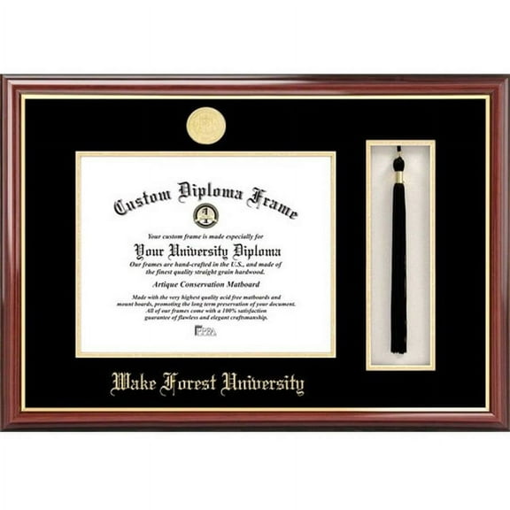Wake Forest University 11" x 14" Tassel Box and Diploma Frame