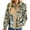 Olive Green, variant on WREESH Fashion Winter Jacket Women'S Botton Pocket Fleece Fall and Winter Long Sleeve Cardigan Coat Tops Pink