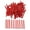 Red, variant on Riousery 100pcs Chicken Leg Bands Adjustable Fadeless Numbered Poultry Identification Tags Duck Goose Green 5.91 inches / 15 cm