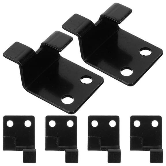 GOOHOCHY L-Shaped Wall Mounted Hook Wall Display Hanger Clasps 6pcs