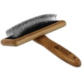thumbnail image 2 of Paws & Alcott 067143 Bamboo Slicker Brush with Stainless Steel Pins, Large, 2 of 6