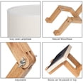 thumbnail image 3 of Cute Desk Lamp - Creative Table Lamp with Wood Base Changeable Shape Desk Lamp for Bedroom, Study, Office, Kids Room, 3 of 8