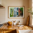 thumbnail image 3 of Panama Colors - Philadelphia Pennsylvania Photography Architecture City Street Photography Travel Poster Oak Framed Wall Art Print 5 x 7 inches, 3 of 6