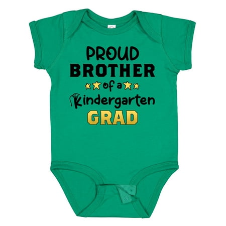 

Inktastic Proud Brother of a Kindergarten Grad Gift Baby Boy Bodysuit