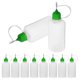 thumbnail image 1 of Glue Bottles With Fine Tip 12Pcs For DIY Projects 50ml Cylindrical Green Liquid Storage, 1 of 4