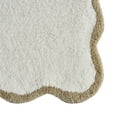 thumbnail image 2 of My Texas House Whitney Ivory Scallop Cotton Bath Rug, 20" x 32", 2 of 5