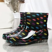 Top Rubber Wide Width Rain Shoes Boots Water Women Boot Work Men Rain Boot River Berry Boots Rainproof Non Rain Boots for Women Shoe Rain Boots Women on Rain Shoes for Women Low