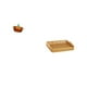 thumbnail image 5 of Plato de dulces,Plato de dulces de vidrio con tapa Tarro de dulces decorativo,Cestas de almacenamiento,Cestas de almacenamiento de cocina tejidas con asas hechas a mano,Cestas de pan redondas, 5 of 8