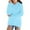 Blue, variant on Teen Girls Fuzzy Hoodies Cute Sherpa Plush Pullover Hooded Sweatshirts Kids Plain Soft Fleece Winter Sweater Outwear (White, 15-16 Years)