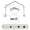 Satin Nickel, variant on Vicky 13/16" 4-Sided Bay Window Curtain Rod - Cocoa