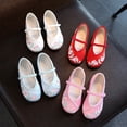 thumbnail image 2 of Zapatos bordados Hanfu, zapatos de tela para niños, zapatos de baile, zapatos bordados de traje tradicional de estilo étnico, zapatos para niños, zapatos de actuación, 2 of 6