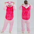 thumbnail image 2 of New Cartoon Pig Plush One-Piece Pajamas Adult Cute Warm Home Clothes Cosplay Theme Party Dress Up Props, 2 of 4