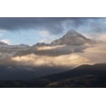 thumbnail image 2 of Jaynes Gallery 14x11 Gold Ornate Wood Framed with Double Matting Museum Art Print Titled - USA-Colorado-Uncompahgre National Forest Sunrise on clouds below Mount Sneffels, 2 of 4