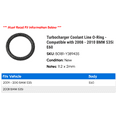 thumbnail image 2 of Turbocharger Coolant Line O-Ring - Compatible with 2008 - 2010 BMW 535i E60 2009, 2 of 2