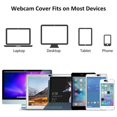 thumbnail image 3 of Webcam Cover, 24-Pack Ultra Thin Design Web Camera Cover Slide for Laptop, PC, , , Computer, iPad, Pro- Black,24 x Webcam Cover,Black, 3 of 5