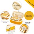 thumbnail image 4 of CAROOTU Double Layers Pencil Pen Case Office School Students Large Capacity Storage Bag, 4 of 7