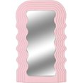 thumbnail image 1 of Aesthetic Wave Pattern Irregular Frame Mirror, Decorative Desk Wall Mirror For Living Room Bedroom Hallway Home DecorGift, 1 of 5