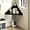 Black, variant on Corner Wall Desk, Small Corner Desk with Storage Shelves, Triangle Writing Table for Small Spaces, Wall Mounted Floating Table for Study, Living Room, Bedroom (Black)