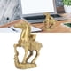 thumbnail image 4 of Escultura De Caballo De Latón, Mano De Obra Fina Estatua De Caballo Material De Latón Hecho A Mano Para Decoración De Escritorio Para Decoración De Estantes ANGGREK No, 4 of 8