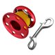 thumbnail image 5 of Carrete de Dedo de Buceo con Carrete de Soporte de Línea de Clip de Acero Inoxidable para Buzos de Buceo en Cuevas de Naufragio Rojo-30m Soledad Carrete de dedo, 5 of 5